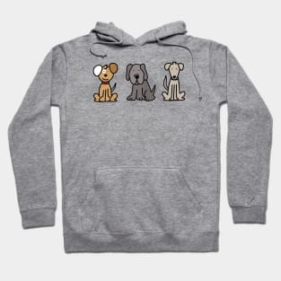 Three Pups Hoodie